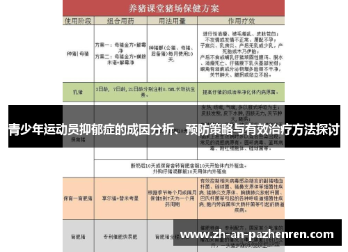 青少年运动员抑郁症的成因分析、预防策略与有效治疗方法探讨 青少年运动员抑郁症的成因分析、预防策略与有效治疗方法探讨
